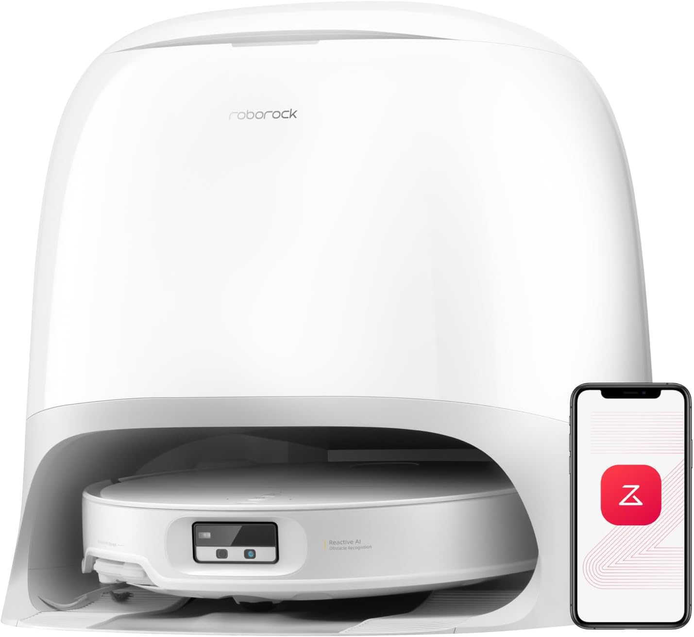 roborock roborock Qrevo CurvX Robot Vacuum and Mop, 22,000Pa Suction
