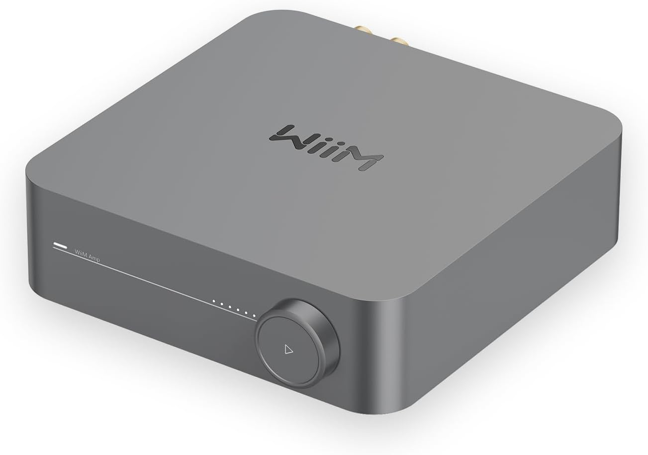 WiiM WiiM Amp Streaming Amplifier for Passive Speakers with HDMI ARC, Space…