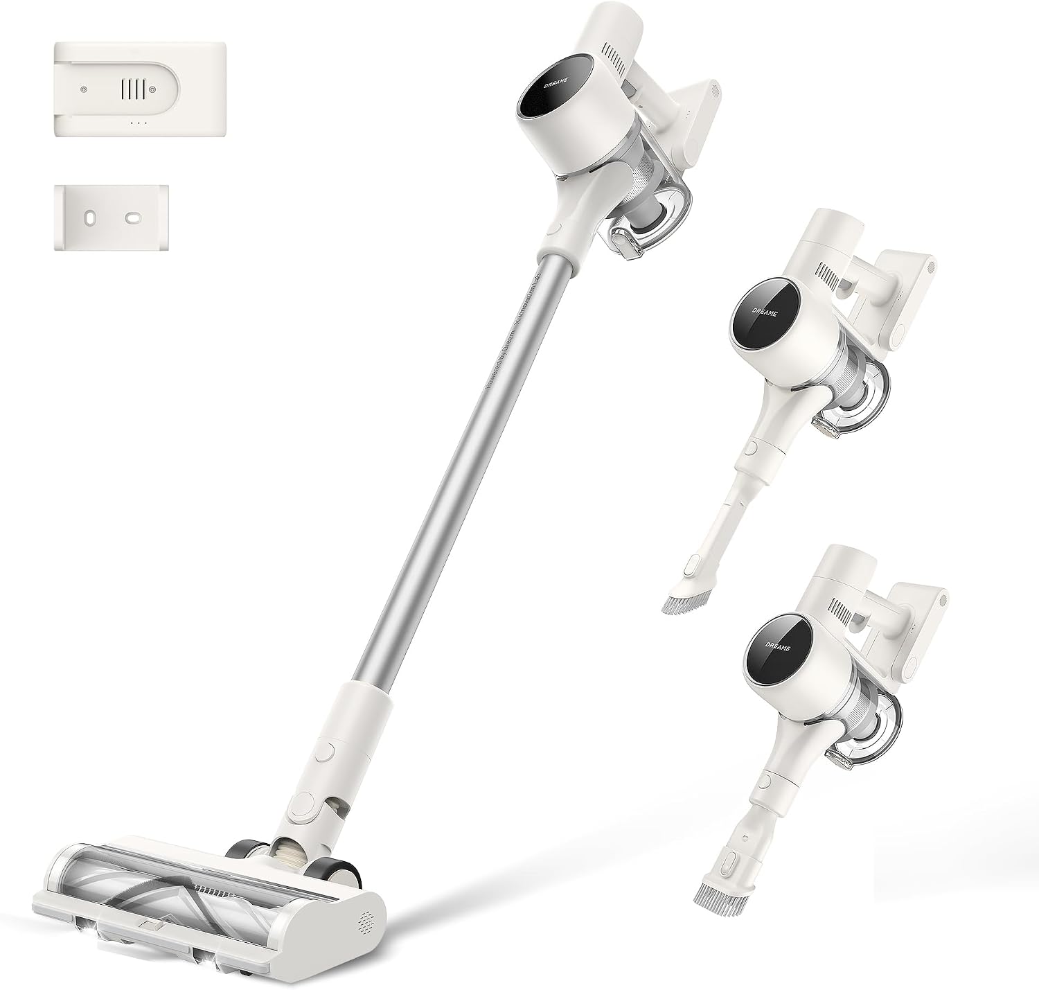 dreame dreame Cordless Vacuum Cleaner R10 Pure, 120AW Powerful Suction, Stick…