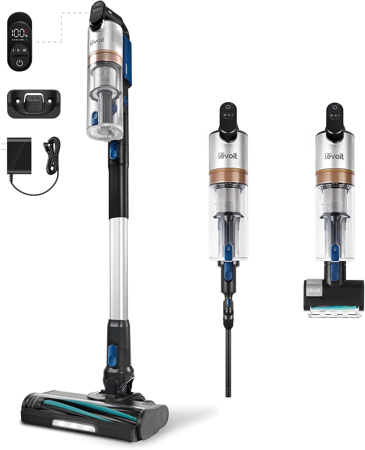 Levoit Levoit Cordless Vacuum, Ultra Suction, Up to 60 Mins, Mini Motorized…