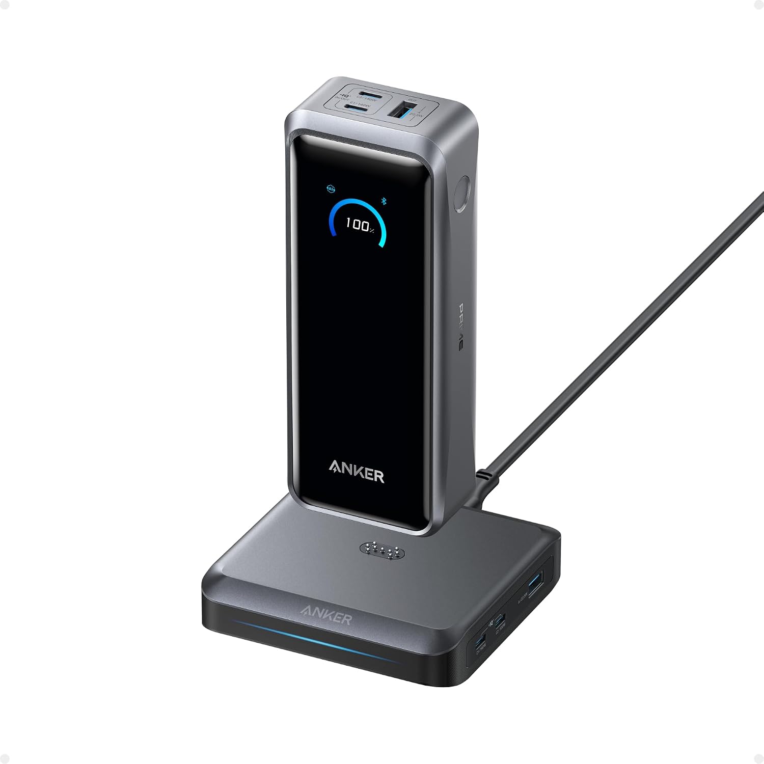Anker Anker Prime Power Bank, 26,250mAh 300W with Fast Charging Base