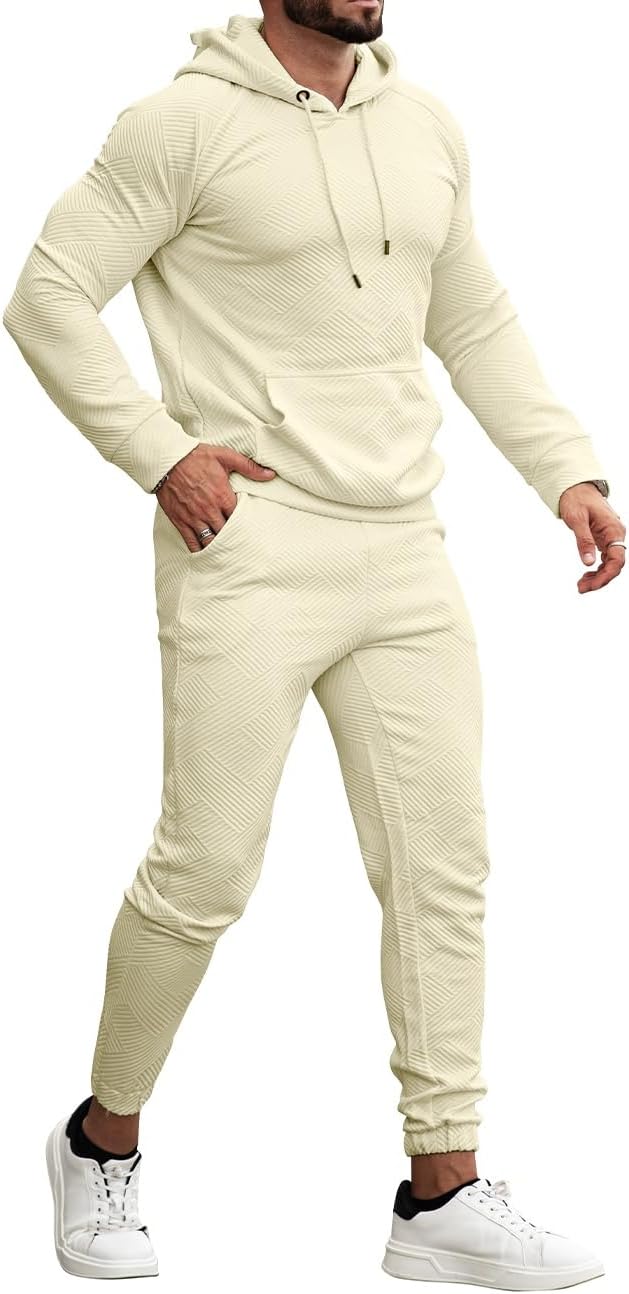 GINGTTO GINGTTO Mens Tracksuit 2 Piece Pullover Jogging Activewear Casual…