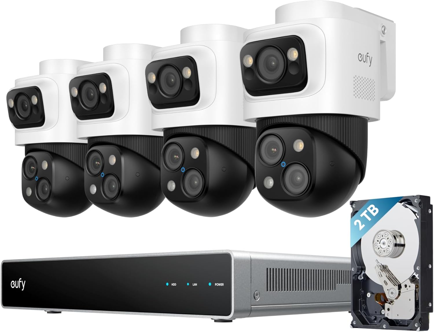eufy Security eufy Security Camera System S4 Max,4K Triple-Lens,Bullet-PTZ…