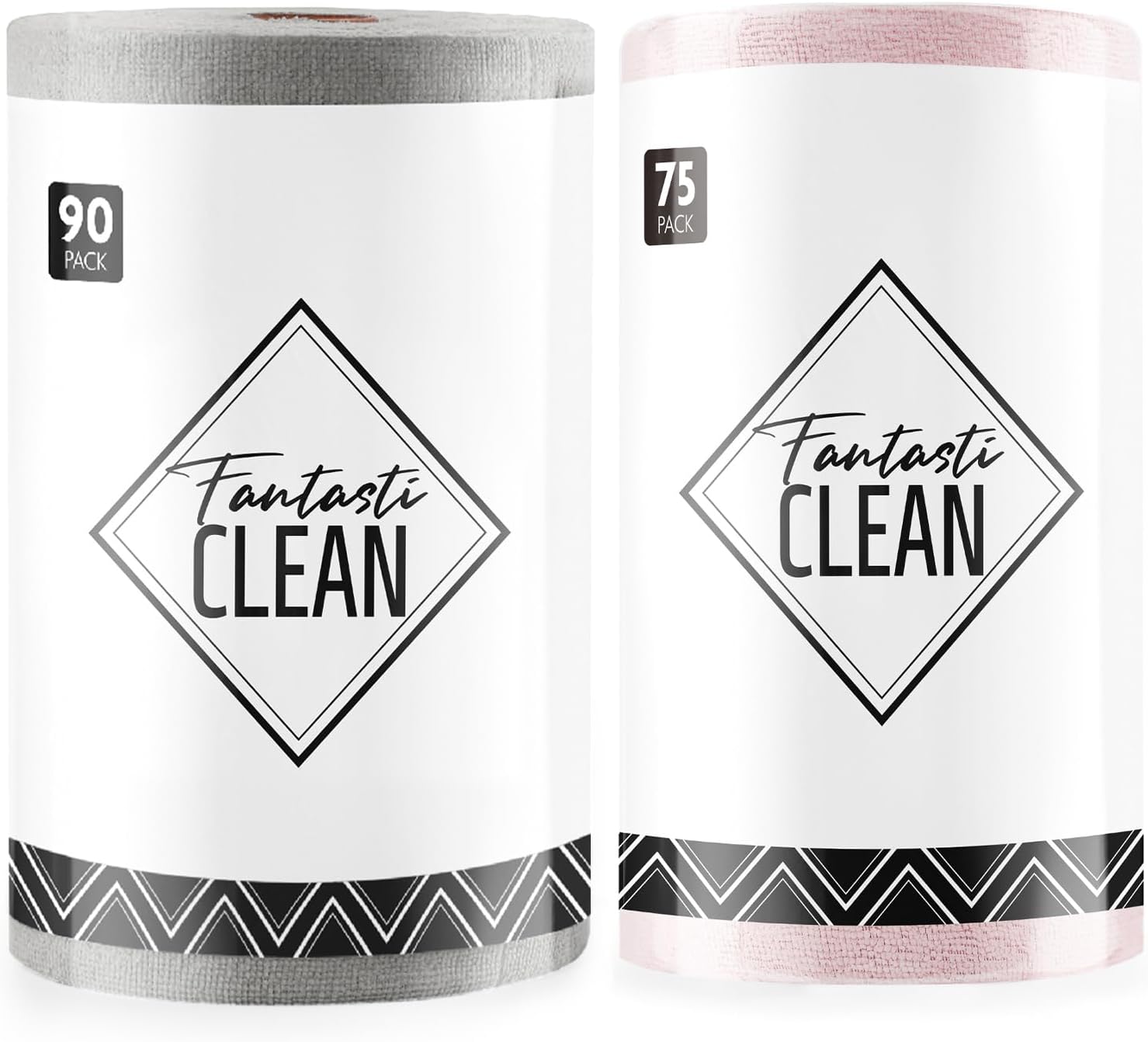 Fantasticlean Fantasticlean Microfiber Cleaning Cloth Roll, Tear Away Microfiber…