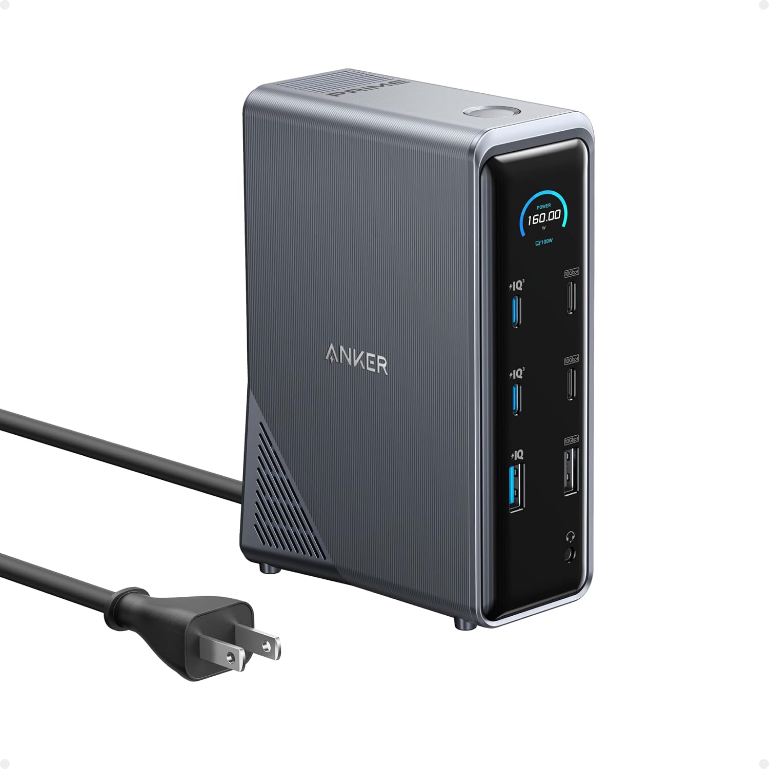 Anker Anker Prime Docking Station, 14-in-1 Laptop Docking Station Dual Monitor