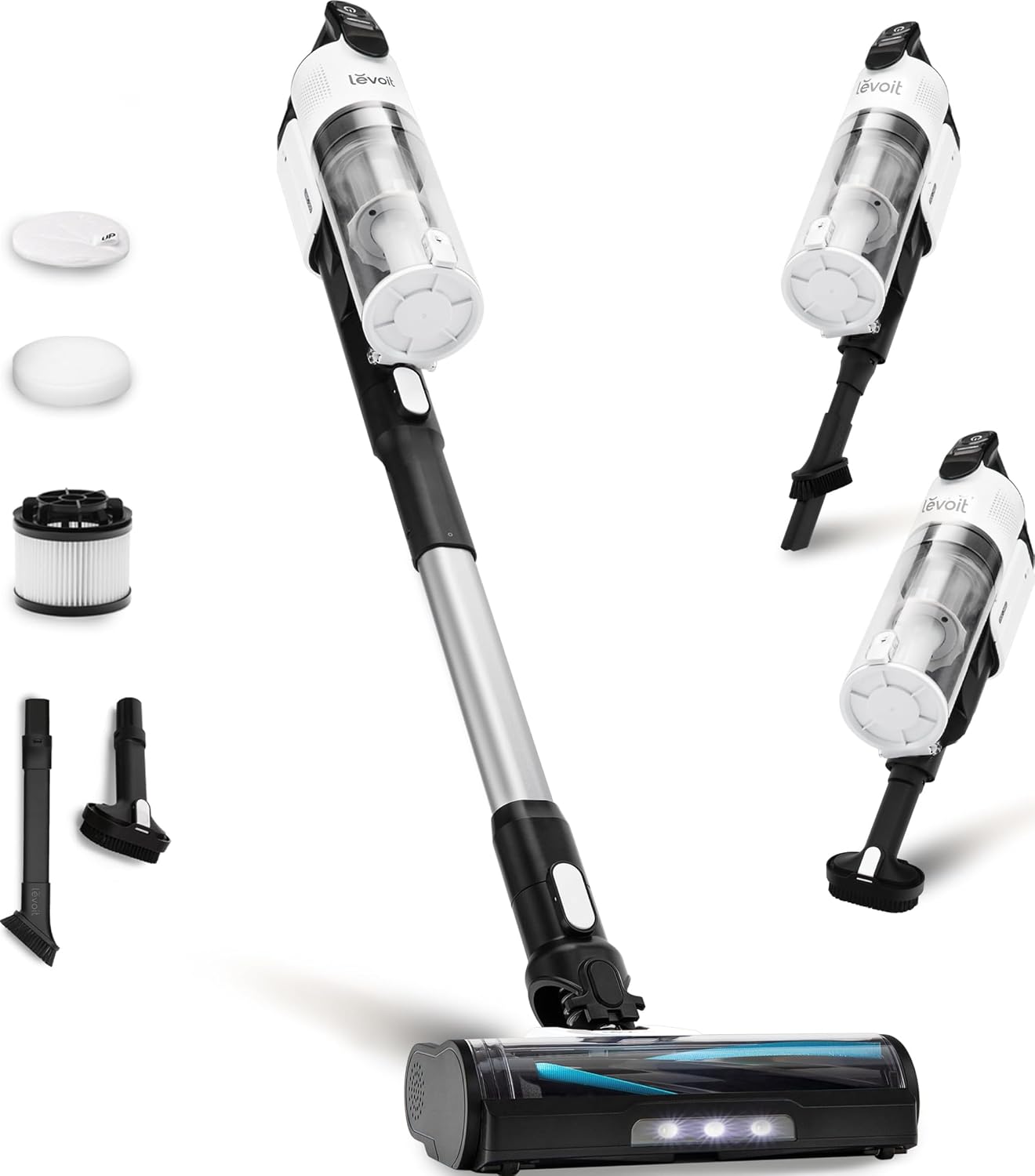 Levoit Levoit Cordless Vacuum Cleaner, Anti-Tangle for Pet Hair, Up to 50…