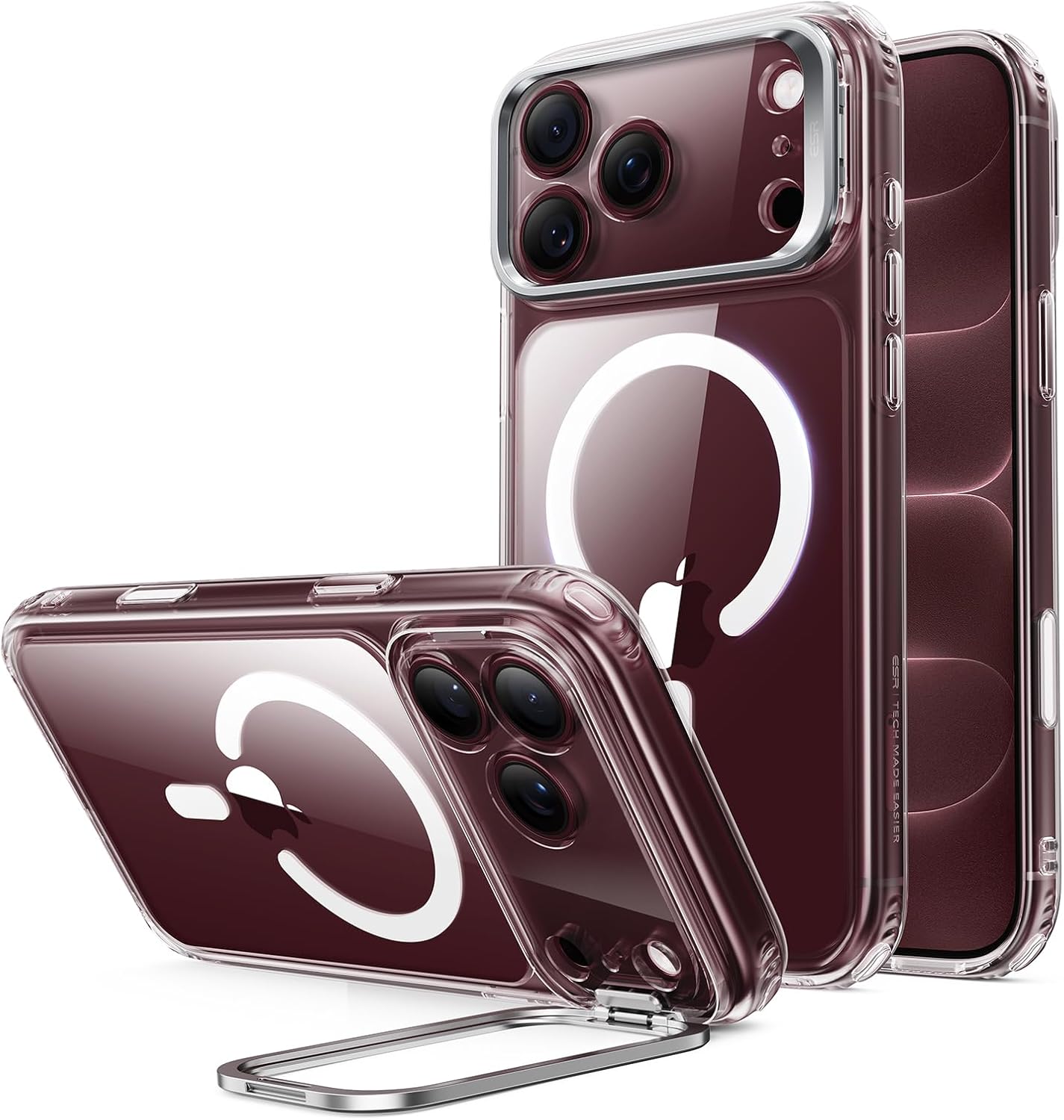 ESR ESR Classic Hybrid for iPhone 18 Pro Max/17 Pro Max Case with Flex Stand