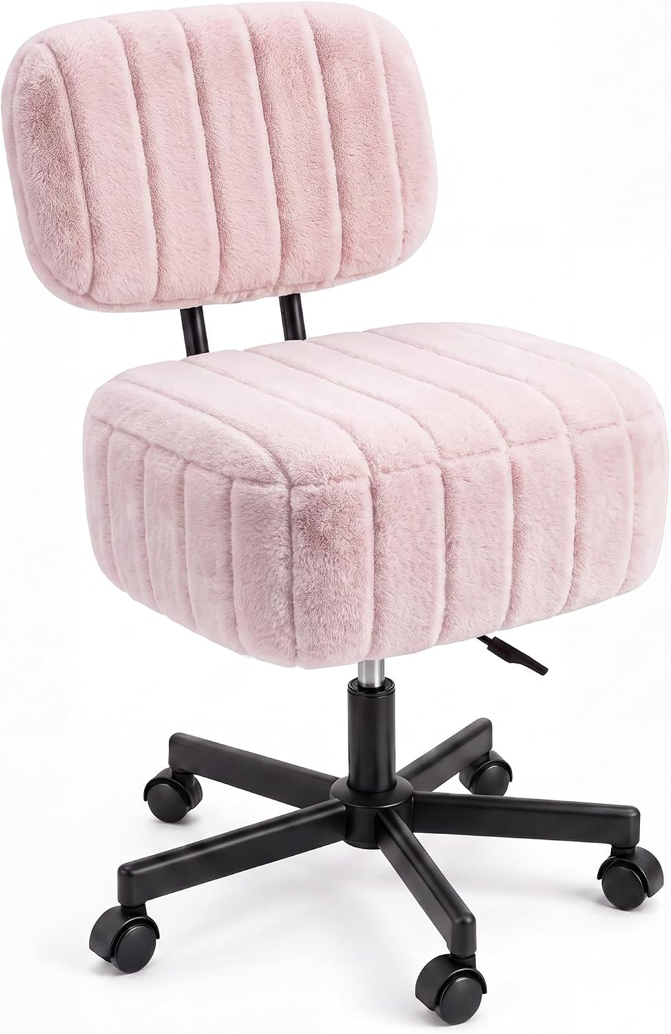 GarveeHome GarveeHome Vanity Chair with Wheels, Small Makeup Stool with Back…