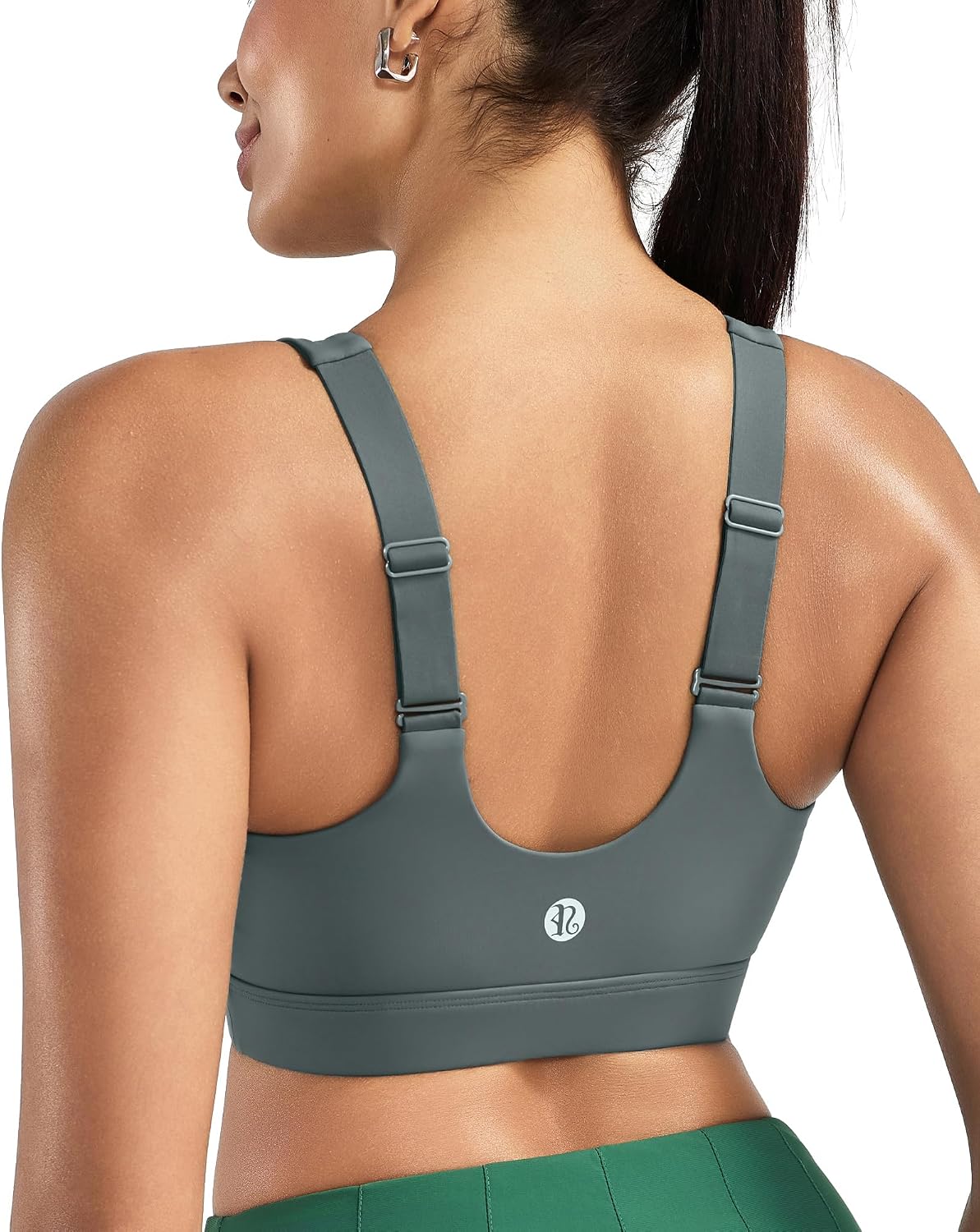 RUNNING RUNNING GIRL Adjustable Straps High Impact Sports Bra for Women,High…